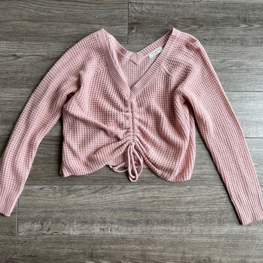 Sincerely Jules Front Tie Sweater